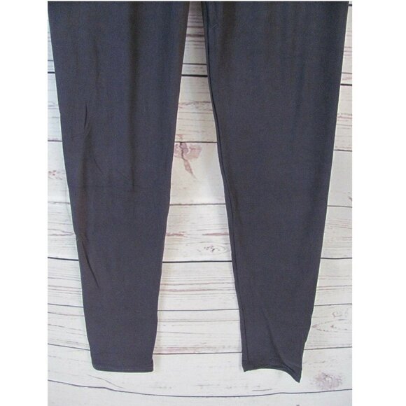 Conceited Women's Leggings One Size (24-30 x 26) Elastic Waist Solid Gray NWT - Picture 6 of 7